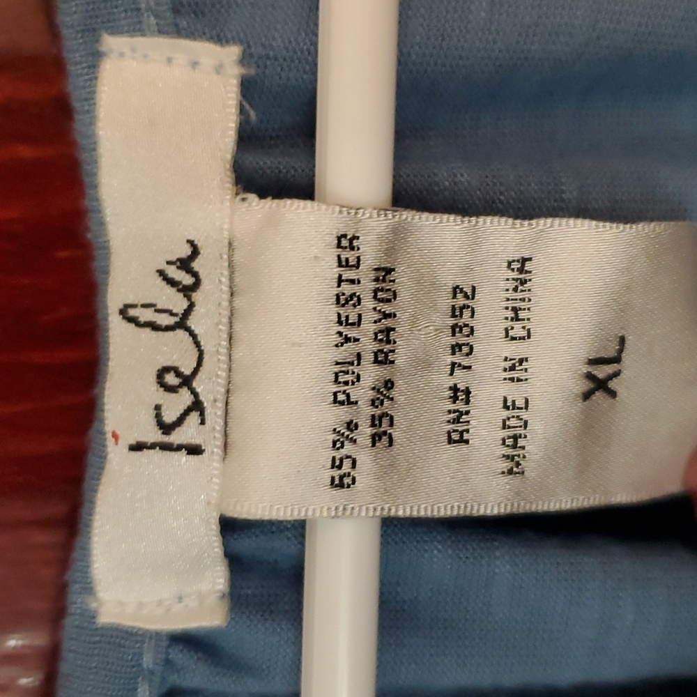 Kela blue boho top... cute - Picture 3 of 4